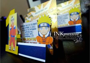 Naruto Birthday Invitation Naruto Inkpressive Invitations