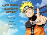 Naruto Birthday Invitation Naruto Invitation Naruto Birthday