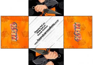 Naruto Birthday Invitation Template Naruto Free Printable Boxes Oh My Fiesta for Geeks