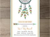 Native American Baby Shower Invitations Dreamcatcher Baby Shower Invitations • Birthday • Bridal