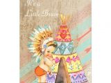 Native American Baby Shower Invitations Native American Baby Shower Invitation