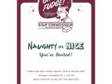 Naughty or Nice Party Invitations Naughty or Nice Holiday Party Invitations Paperstyle