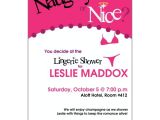 Naughty or Nice Party Invitations Naughty or Nice Lingerie Shower Invitations Paperstyle