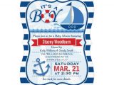 Nautical Baby Shower Invitation Wording Free Nautical Baby Shower Party Invitations Templates