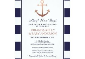 Nautical Baby Shower Invitation Wording Nautical Baby Shower Invites