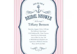 Nautical Bridal Shower Invitation Template Nautical Bridal Shower Invitations