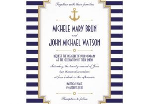 Nautical Bridal Shower Invitation Template Stylish Nautical Wedding Invitation Personalized Invite
