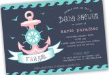 Nautical theme Baby Shower Invitations Etsy Template Nautical Baby Shower Invitations Etsy Nautical