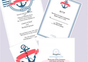 Nautical Wedding Invitation Template Free Free Printable Nautical Wedding Invitations