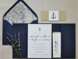 Nautical Wedding Invitation Template Nautical Wedding Invitation Pocketfold by Coppiacreativa