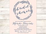 Navy and Blush Bridal Shower Invitations 1000 Ideas About Blush Bridal Showers On Pinterest