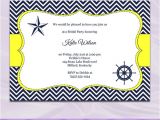 Navy and Yellow Bridal Shower Invitations Navy and Yellow Bridal Shower Invitation by