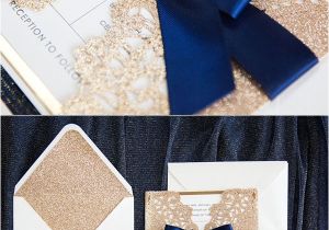 Navy Blue and Rose Gold Wedding Invitations 7 Classic Navy Blue Wedding Colors with Matching Wedding