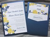 Navy Blue Wedding Invitations Kits Designs Navy Blue and Silver Wedding Invitations with Blu