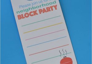 Neighborhood Holiday Party Invitation Wording Neighborhood Block Party Invitation Free Printable Our
