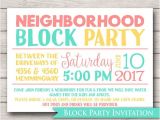 Neighborhood Party Invitation Template Neighborhood Block Party Invitation Announcement Invite