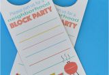 Neighborhood Party Invitation Template Neighborhood Block Party Invitation Free Printable Our