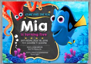 Nemo Birthday Invitation Template Finding Dory Invitation Finding Nemo Invite Disney Pixar