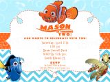 Nemo Birthday Invitation Template Finding Nemo Birthday Invitation Diy Digital by Modpoddesigns