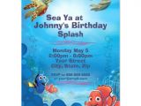 Nemo Birthday Invitation Template Finding Nemo Birthday Invitation Zazzle