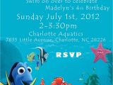 Nemo Birthday Party Invitations Travel In the Ocean at A Nemo Birthday Party Home Party
