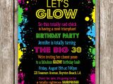 Neon Party Invitation Template Neon Party Invitation Wording Neon Party Invitations