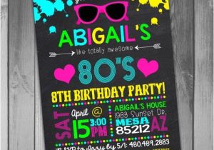 Neon themed Party Invitations 1000 Ideas About Neon Party Invitations On Pinterest