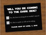 Nerdy Wedding Invitation Template Star Wars Inspired Wedding Rsvp Directions by