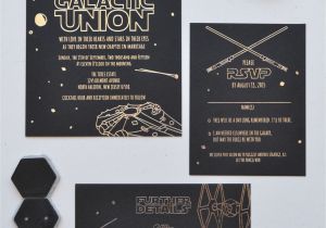 Nerdy Wedding Invitation Template Star Wars Wedding Suite Designed and Printed by Ladybones