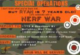 Nerf Birthday Invitation Template Nerf Birthday Invitation You Print by Yellowlemons On Etsy
