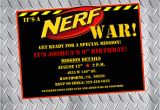 Nerf Birthday Invitation Template Nerf Party Invitations Nerf Birthday Invitations Nerf Bday