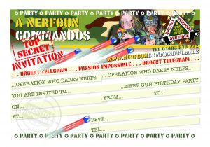 Nerf Gun Birthday Party Invitations Printable 1 Your Free Downloadable Birthday Party Invitation