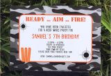 Nerf Party Invitation Template Nerf Birthday Party Printable Templates Nerf Party theme