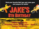 Nerf War Birthday Invitation Template Staying In touch with the Funny Noses Nerf Wars Birthday