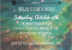 Neverland Baby Shower Invitations Neverland themed Custom Printable Gender Neutral Girl or