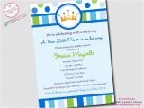 New Little Prince Baby Shower Invitations Little Prince Baby Shower Invitation Digital by Inkberrycards