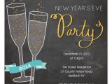 New Year Party Invitation Card Design New Year Invite Champagne Party Invitations & Cards On