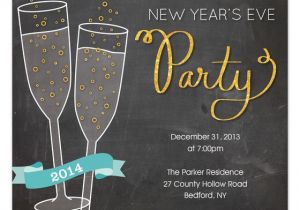 New Year Party Invitation Card Design New Year Invite Champagne Party Invitations & Cards On