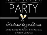 New Year Party Invitation Card Design New Years Invites Elegant Black New Years Party Invite