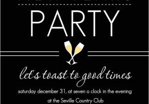 New Year Party Invitation Card Design New Years Invites Elegant Black New Years Party Invite