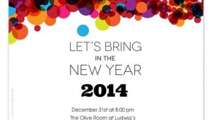 New Year Party Invitation Card Design New Years Party Invitations