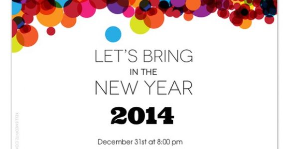 New Year Party Invitation Card Design New Years Party Invitations