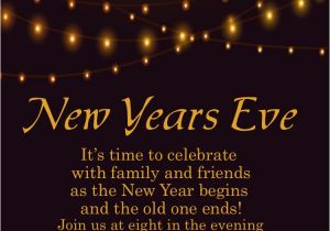 New Year Party Invitation Card Template New Year 39 S Eve Party Invitations 2020