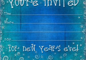 New Year Party Invitation Template Free Printable New Years Eve Party Invitation Template