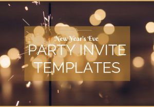 New Year Party Invitation Template Overnight Prints Blog