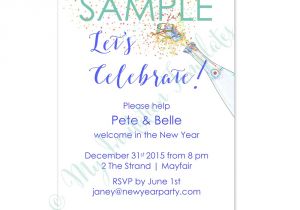 New Year Party Invitation Wording Samples New Years Eve Invitations Template Champagne Free Sample