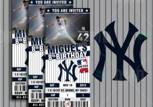 New York Party Invitation Template 7 Best New York Yankees Party Images On Pinterest