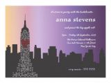 New York Party Invitation Template New York City at Night Sleepless In Seattle Bachelorette