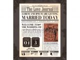 Newspaper Wedding Invitation Template 20 Old Newspaper Templates Psd Jpg Free Premium