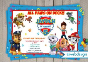 Nick Jr Printable Birthday Invitations the Gallery for Gt Paw Patrol Party Invitations